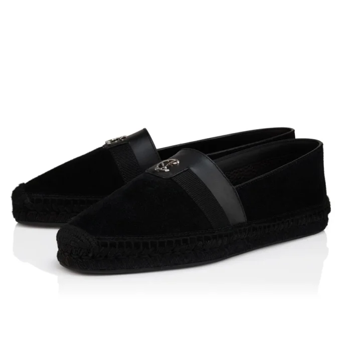 Alfarica – Espadriller – Vänd nubuckläder – Svart – Herr