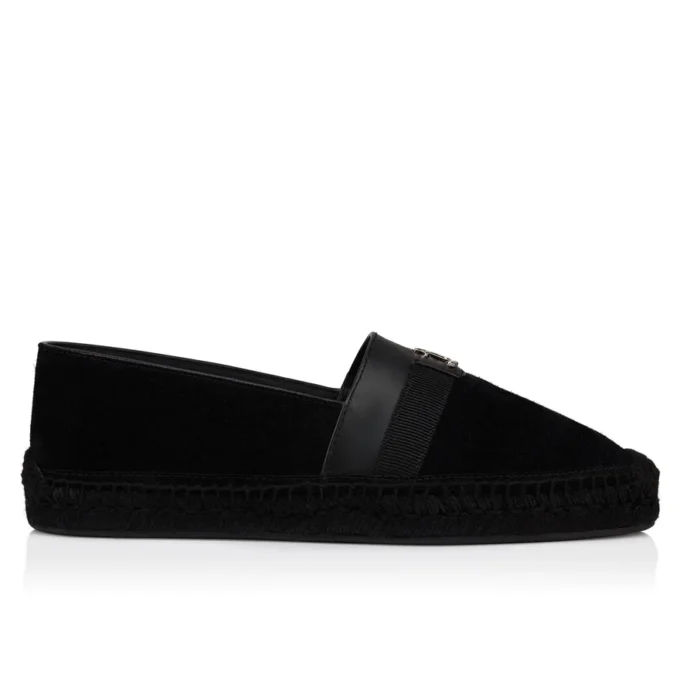 Alfarica – Espadriller – Vänd nubuckläder – Svart – Herr