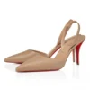 Apostropha Sling – 80 mm slingback-pumps – nappaläder – blush – dam