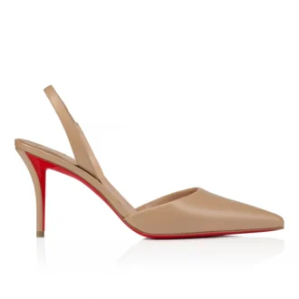 Apostropha Sling – 80 mm slingback-pumps – nappaläder – blush – dam