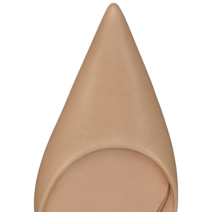 Apostropha Sling – 80 mm slingback-pumps – nappaläder – blush – dam