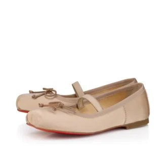 Baballet – Ballerinaskor – Kreppsatin och lammnappaläder – Blush – Barn
