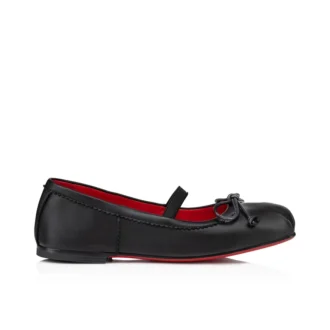 Baballet – Ballerinaskor – Lammnappaläder – Svart – Baby