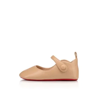 Baby Love Chick – Ballerinaskor – lammnappaläder – Nude 1 – Baby