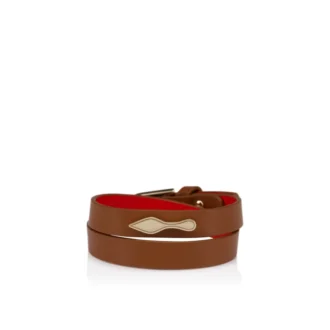 Bettina – Armband – Slät kalvskinn – Cuoio