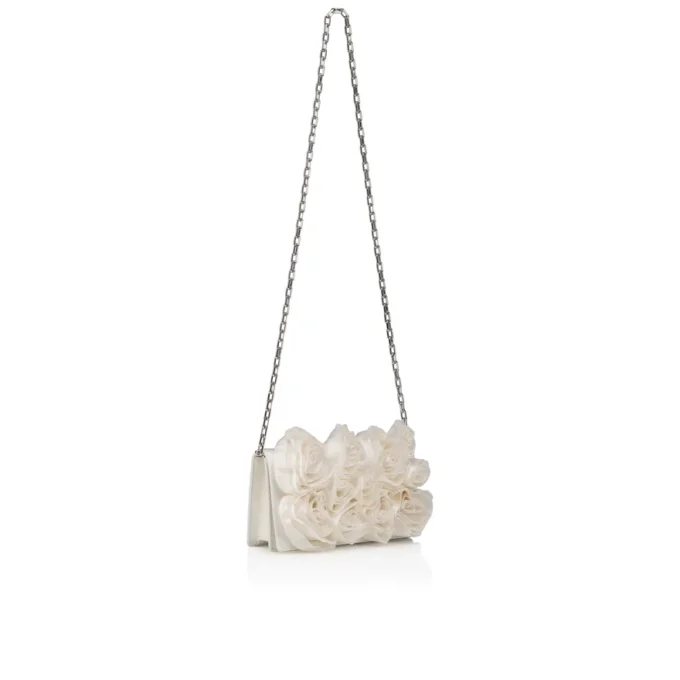 Bettina – Clutch – Kreppsatin – Bianco Bettina – Clutch – Kreppsatin – Bianco