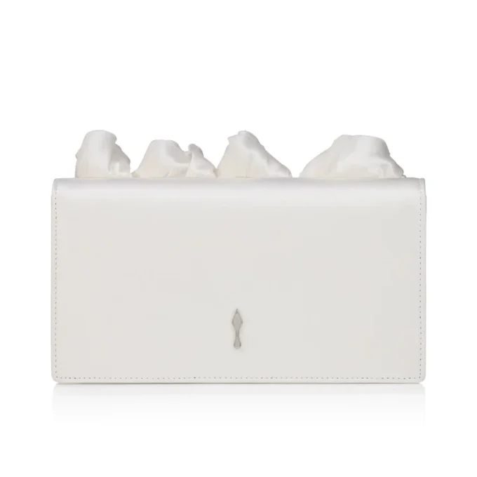 Bettina – Clutch – Kreppsatin – Bianco Bettina – Clutch – Kreppsatin – Bianco