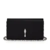 Bettina – Clutch – Kreppsatin – Svart Bettina – Clutch – Kreppsatin – Svart