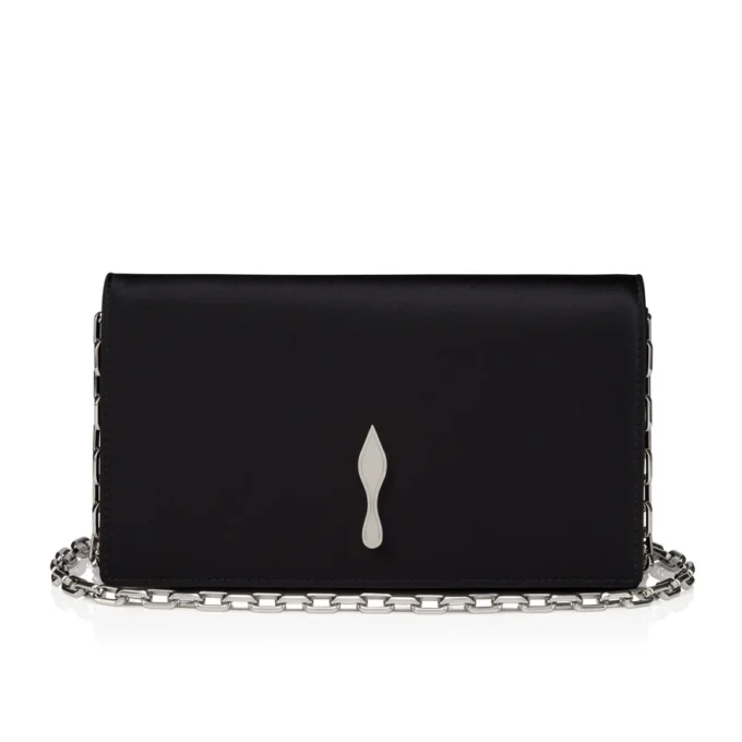 Bettina – Clutch – Kreppsatin – Svart Bettina – Clutch – Kreppsatin – Svart