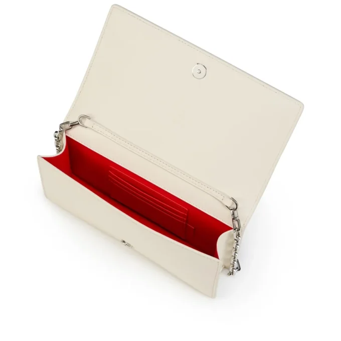 Bettina – Clutch – Mocka, strass och pärlor – Silver