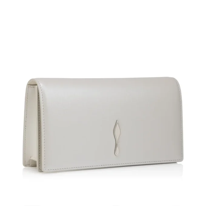 Bettina – Clutch – Pärlemorskimrande nappaläder – Vit Bettina – Clutch – Pärlemorskimrande nappaläder – Vit
