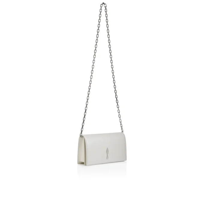 Bettina – Clutch – Pärlemorskimrande nappaläder – Vit Bettina – Clutch – Pärlemorskimrande nappaläder – Vit