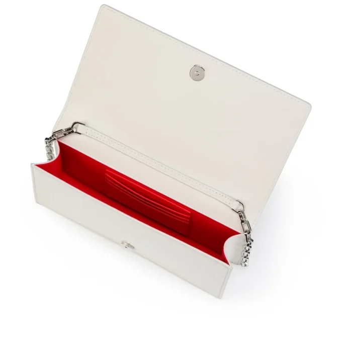 Bettina – Clutch – Pärlemorskimrande nappaläder – Vit Bettina – Clutch – Pärlemorskimrande nappaläder – Vit