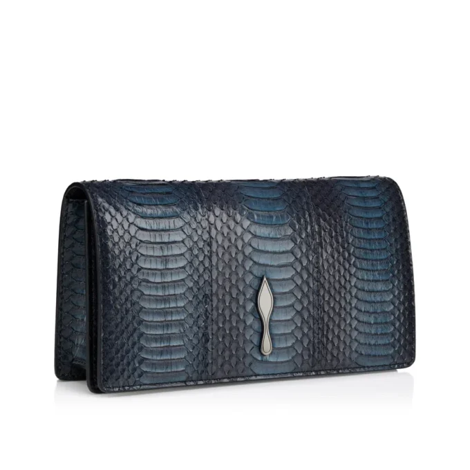 Bettina – Clutch – Vattensnokskinn – Svart Bettina – Clutch – Vattensnokskinn – Svart