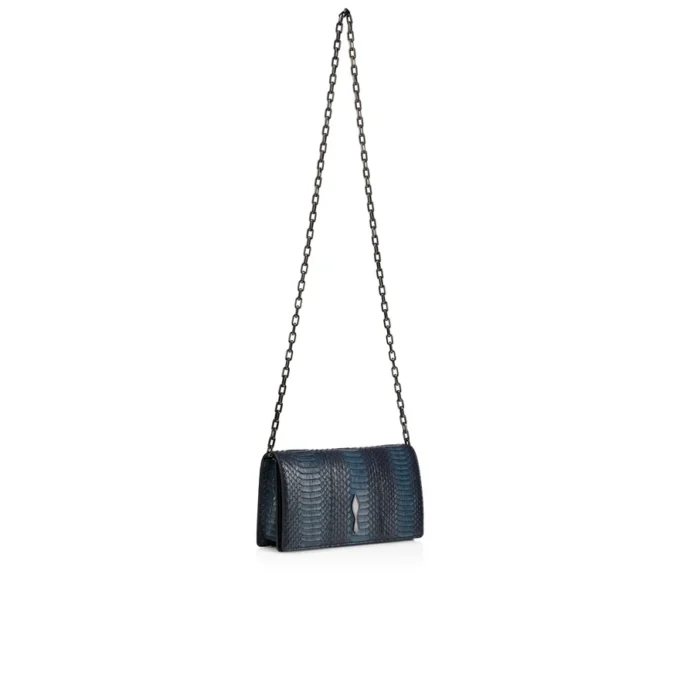 Bettina – Clutch – Vattensnokskinn – Svart Bettina – Clutch – Vattensnokskinn – Svart