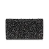 Bettina – Clutch – Veau Velours, strass och pärlor – Svart Bettina – Clutch – Veau Velours, strass och pärlor – Svart