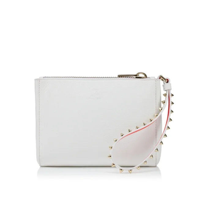 Cabata Mini – Pouch – Mjukt kalvskinn – Bianco