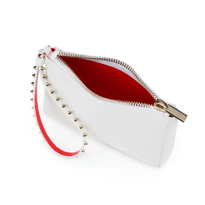 Cabata Mini – Pouch – Mjukt kalvskinn – Bianco