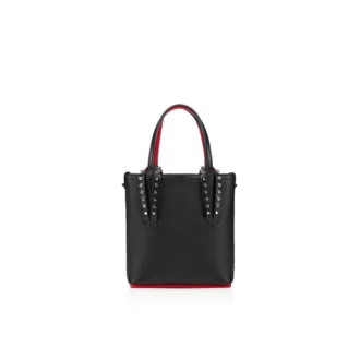 Cabata Mini – Tote-väskor – Kalvskinn och spikar – Svart Cabata Mini – Tote-väskor – Kalvskinn och spikar – Svart