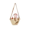 Cabata Mini – Tote-väskor – Raffia och kalvskinn – Natur
