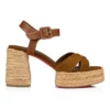 Calakala – 85 mm espadriller – mocka och kalvskinn – Rhea – dam Calakala – 85 mm espadriller – mocka och kalvskinn – Rhea – dam