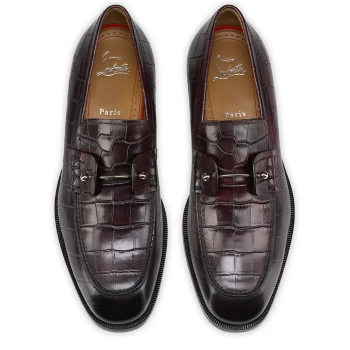 Chambelimoc – Loafers – Alligatorpräglat patinerat kalvskinn – Amara – Herr Chambelimoc – Loafers – Alligatorpräglat patinerat kalvskinn – Amara – Herr
