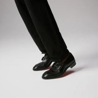 Chambelimoc – Loafers – Kalvskinn – Svart – Herr