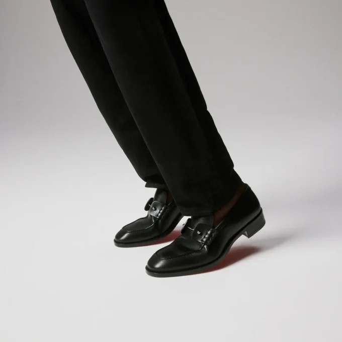 Chambelimoc – Loafers – Kalvskinn – Svart – Herr