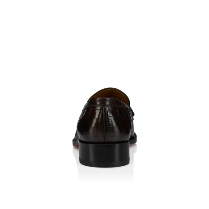 Chambelimoc – Loafers – Krokodilpräglat patinerat kalvskinn – Cosme – Herr