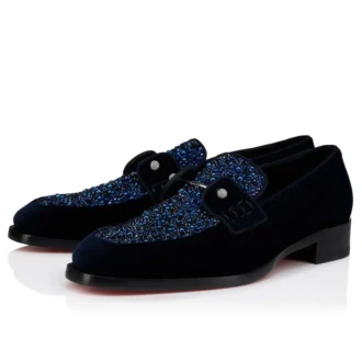Chambelimoc Perla Night Strass – Loafers – Sammet och strass – Last Night – Herr