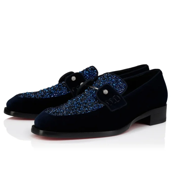 Chambelimoc Perla Night Strass – Loafers – Sammet och strass – Last Night – Herr Chambelimoc Perla Night Strass – Loafers – Sammet och strass – Last Night – Herr