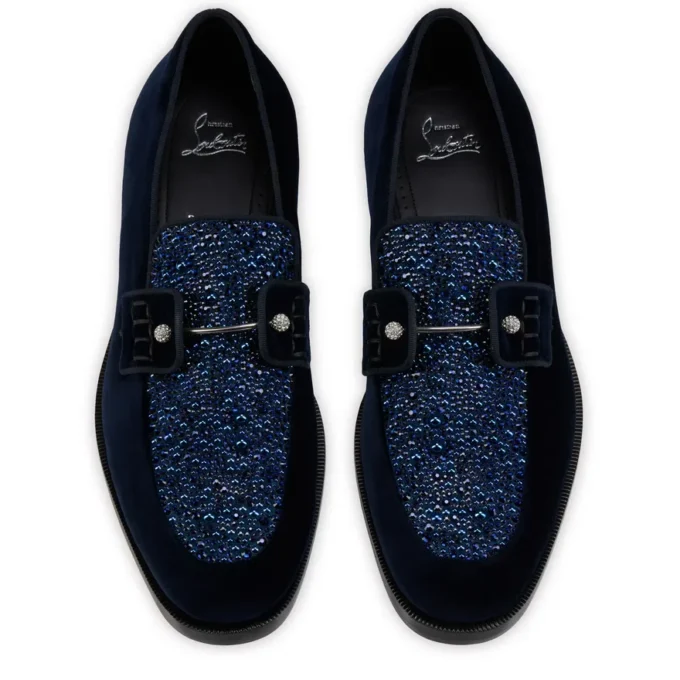 Chambelimoc Perla Night Strass – Loafers – Sammet och strass – Last Night – Herr Chambelimoc Perla Night Strass – Loafers – Sammet och strass – Last Night – Herr