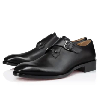 Chambelimonk – Monk-Straps – Kalvskinn – Svart – Herr