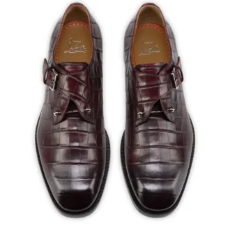 Chambelimonk – Monk-Straps – Patinerat kalvskinn – Amara – Herr