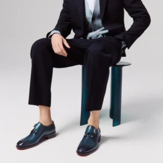Chambelimonk – Monk-Straps – Patinerat kalvskinn – Last Night – Herr