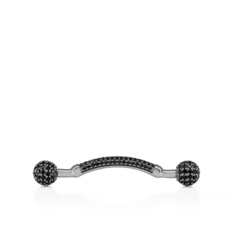 Chambelink Strass – Skormycken – Metall och strass – Svart Gun Chambelink Strass – Skormycken – Metall och strass – Svart Gun