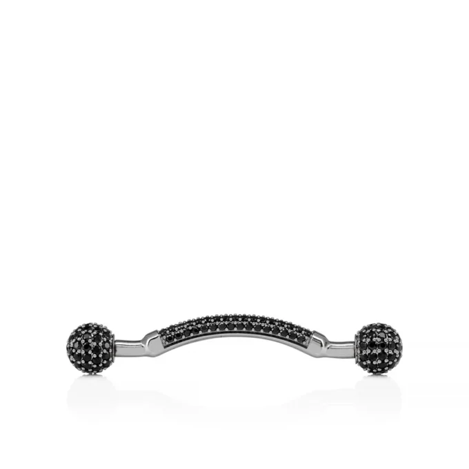 Chambelink Strass – Skormycken – Metall och strass – Svart Gun Chambelink Strass – Skormycken – Metall och strass – Svart Gun