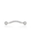 Chambelink Strass – Skosmycken – Metall och strass – Silver