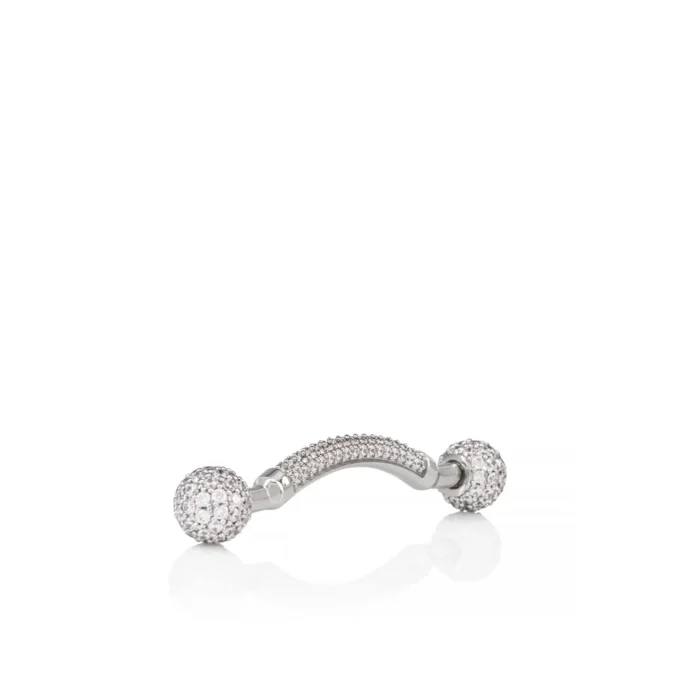 Chambelink Strass – Skosmycken – Metall och strass – Silver