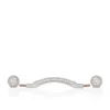 Chambelink Strass – Skosmycken – Metall och strass – Silver