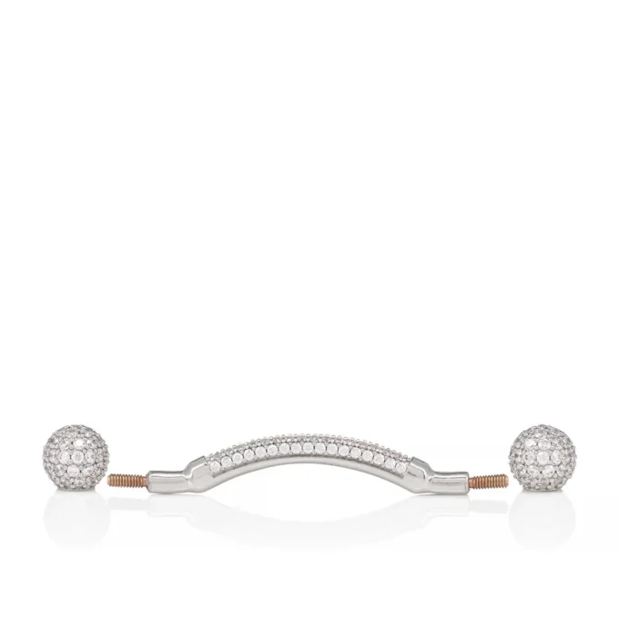 Chambelink Strass – Skosmycken – Metall och strass – Silver