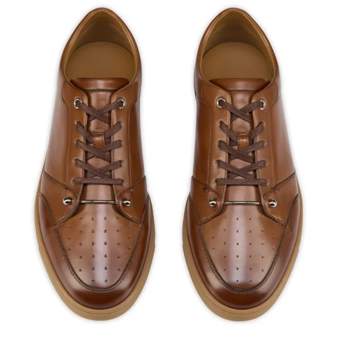 Chambelisneak – Sneakers – Patinerat kalvskinn – Havane – Herr Chambelisneak – Sneakers – Patinerat kalvskinn – Havane – Herr