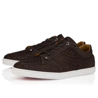 Chambelisneak – Sneakers – Pythonläder – Café – Herr