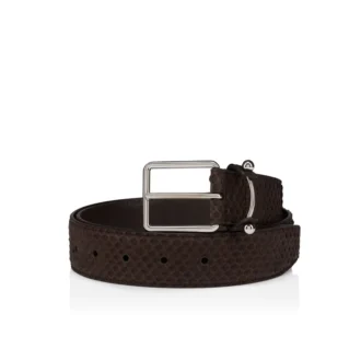 Chambeliss – Skärp – Nubuck-pythonskinn – Cafa