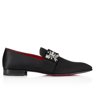 Dandelion Red Carpet – Mokassiner – Kreppsatin – Svart – Herr
