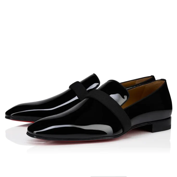 Dandydeco – Loafers – Lackat kalvskinn – Svart – Herr