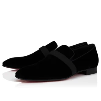 Dandydeco – Loafers – Sammet – Svart – Herr