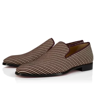 Danny Flex – Loafers – Kalvskinn och twillväv – Vit och brun – Herr
