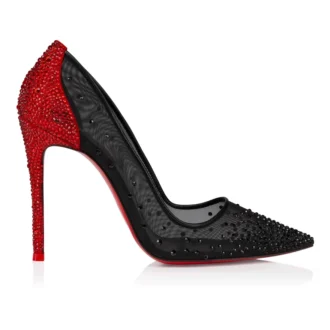 Degrastrass Red Carpet – 100 mm pumps – mesh – svart – dam Degrastrass Red Carpet – 100 mm pumps – mesh – svart – dam