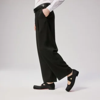 Diopic – Ballerinaskor – Kreppsatin – Svart – Herr